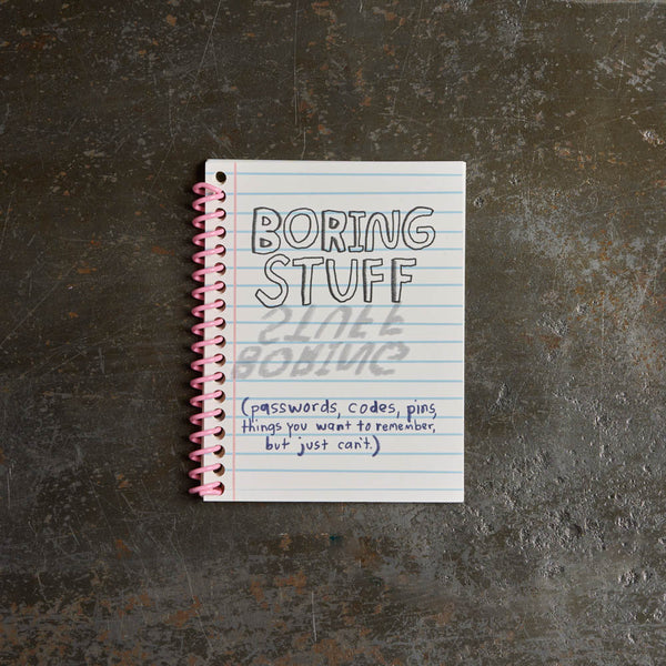 Carnet - Boring stuff