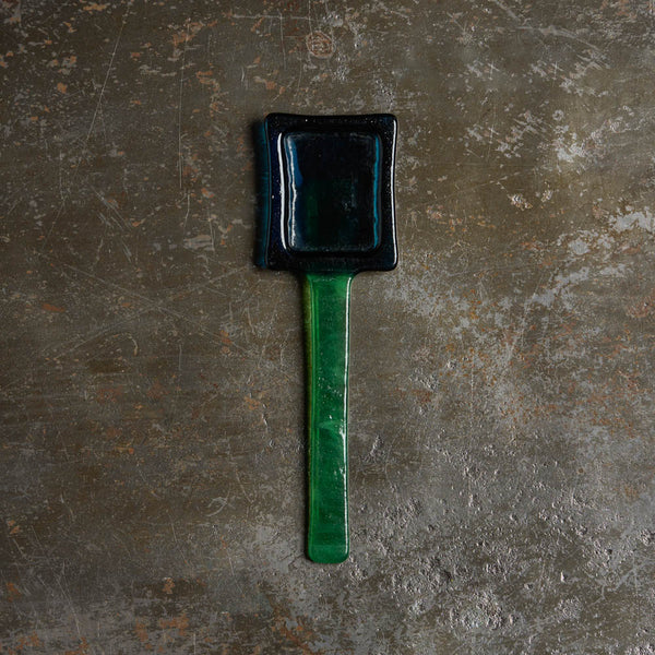 Cuillère à café en verre - Bleu