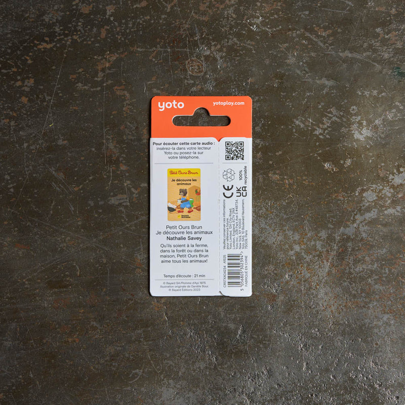 Petit Ours Brun - Je découvre les animaux - Yoto