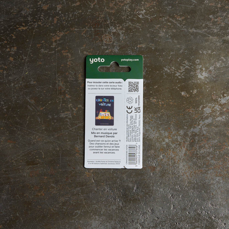 Chanter en voiture - Yoto