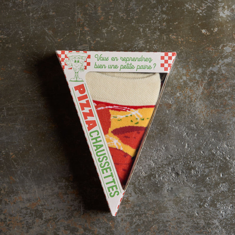 Coffret - Recettes et chaussettes pizza