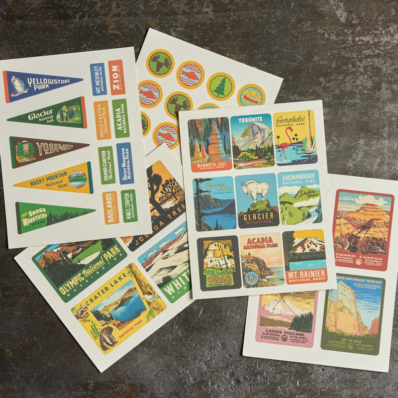 Coffret de stickers - National Parks