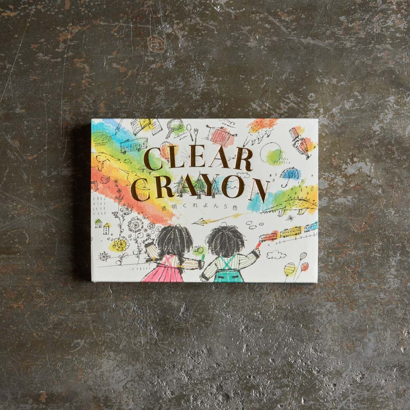 Set 5 crayons transparents