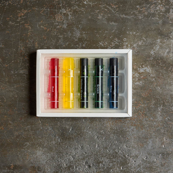 Set 5 crayons transparents