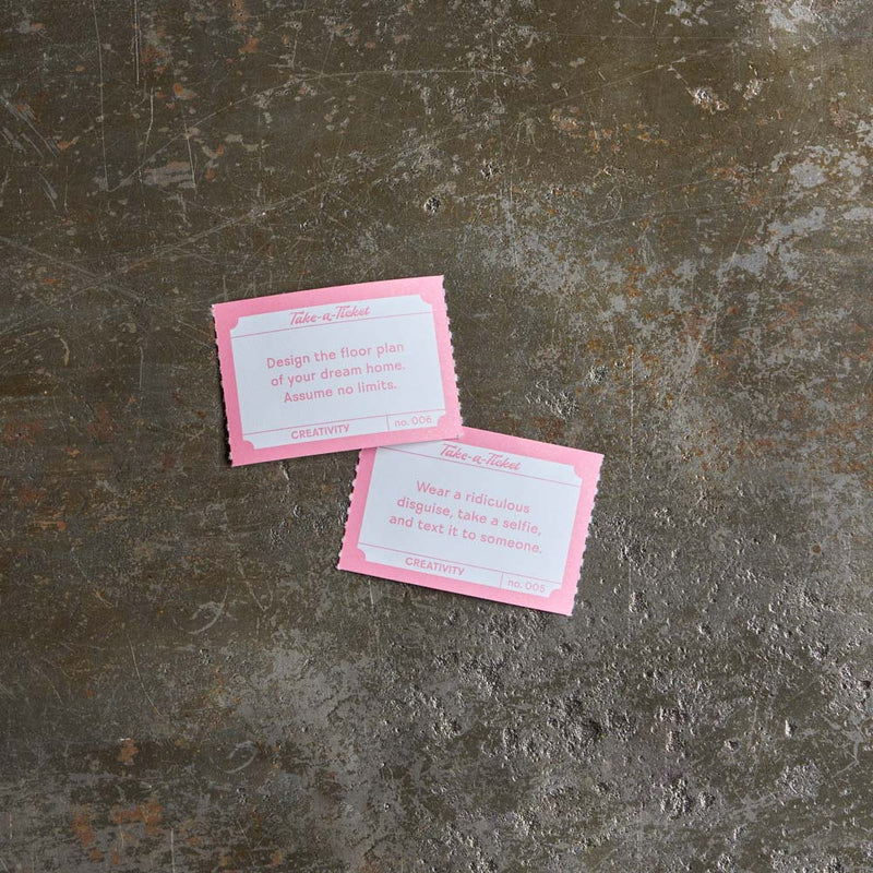 Take a ticket - Créativité