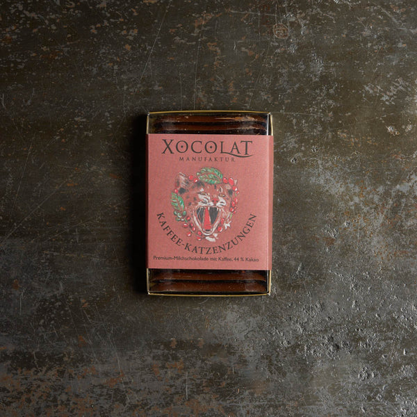 Langue de chat - Café chocolat au lait