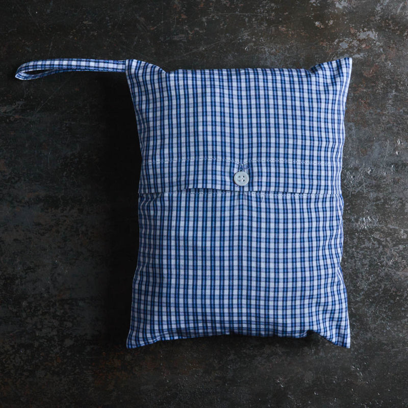 Merci - Pyjama en Coton - Carreaux Bleu