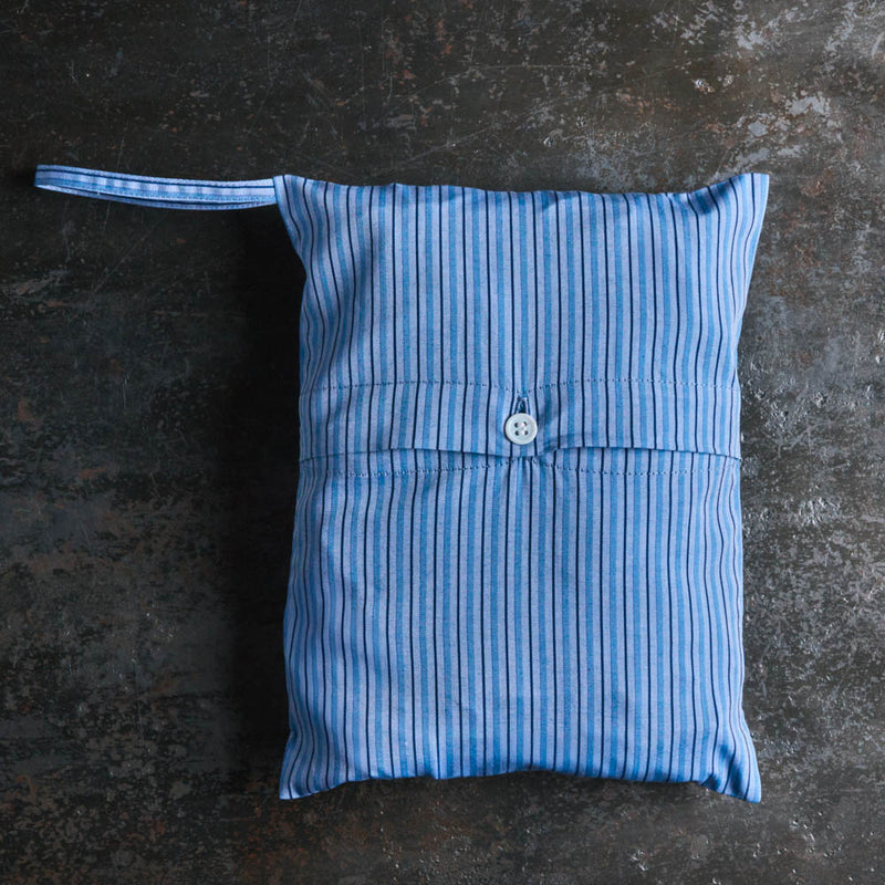 Merci - Pyjama en Coton - Rayures Triples Bleu