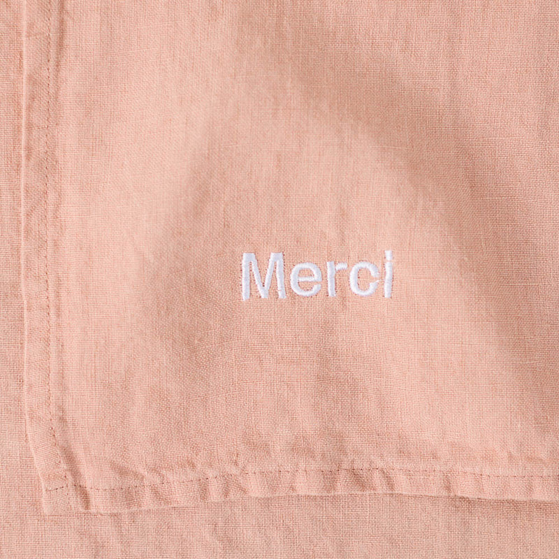 Merci x Our Place - Serviette de table en lin lavé - Rose Argile