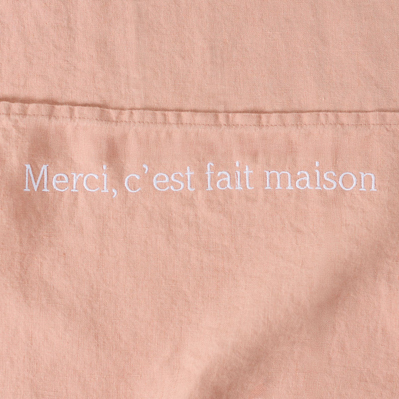 Merci x Our Place - Set de table en lin lavé - Rose Argile