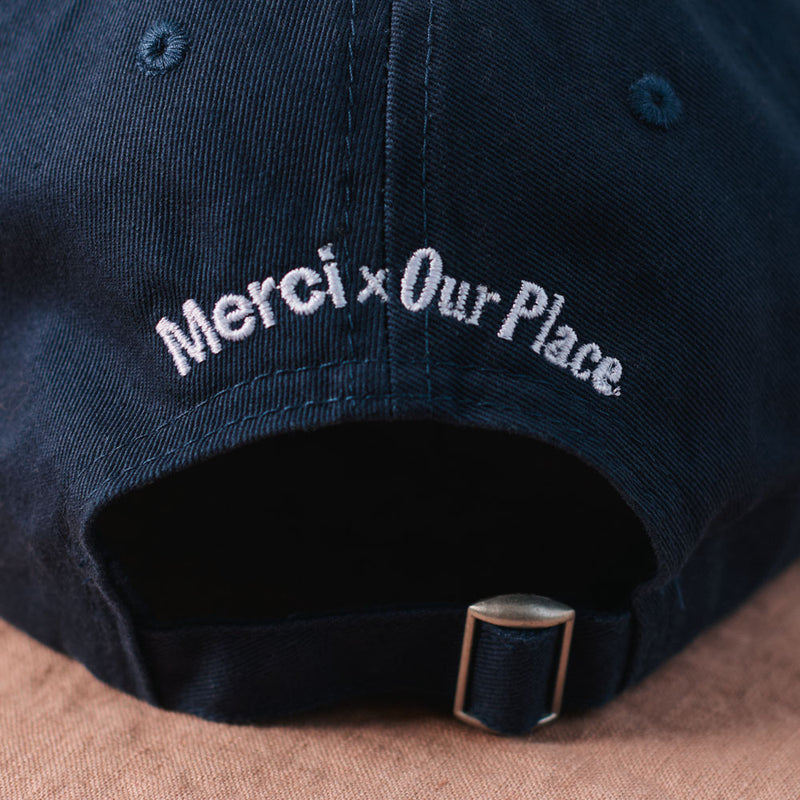 Merci x Our Place - Casquette Oui Chef - Marine