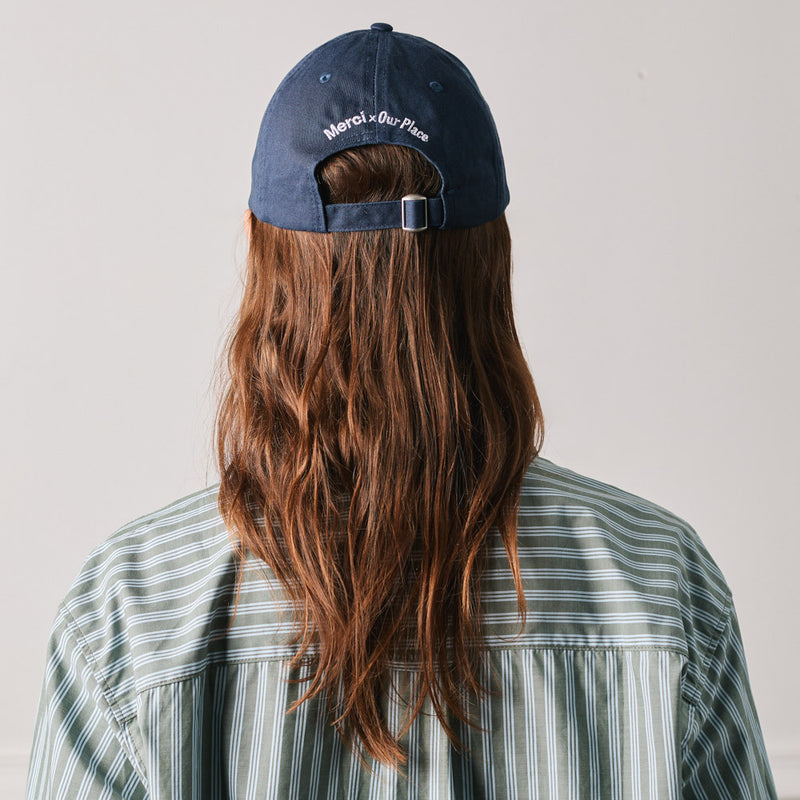 Merci x Our Place - Casquette Oui Chef - Marine