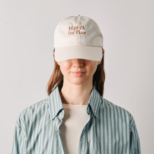 Merci x Our Place - Casquette - Ecru