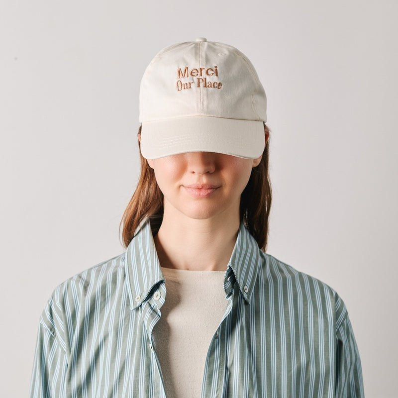 Merci x Our Place - Casquette - Ecru