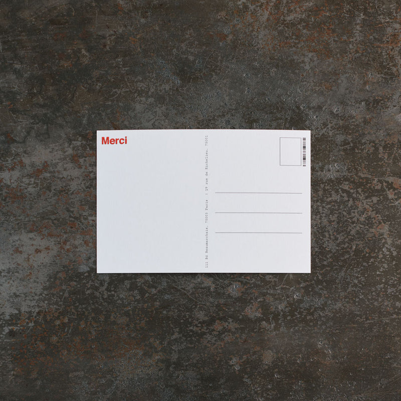 Carte postale - Greetings from Merci