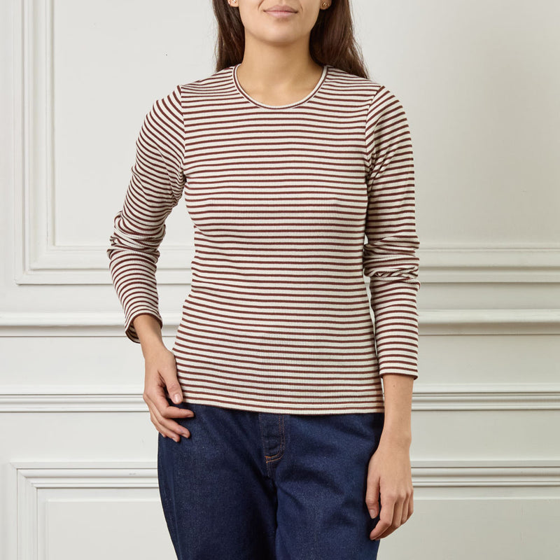 Merci - T-shirt Carla - Marron