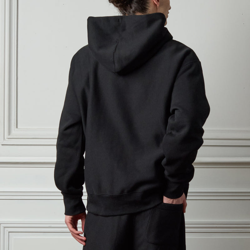 Merci x Champion - Sweat à Capuche Merci Patch - Noir