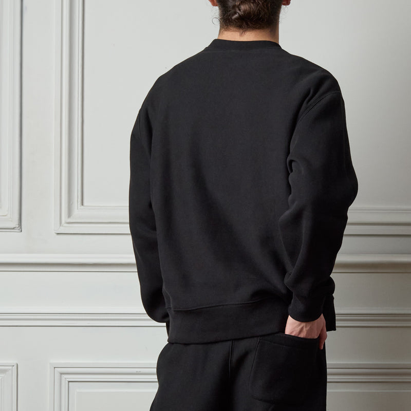 Merci x Champion - Crewneck Merci Patch - Noir