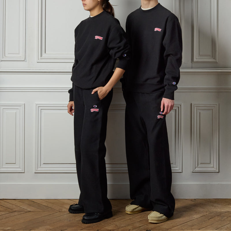 Merci x Champion - Crewneck Merci Patch - Noir
