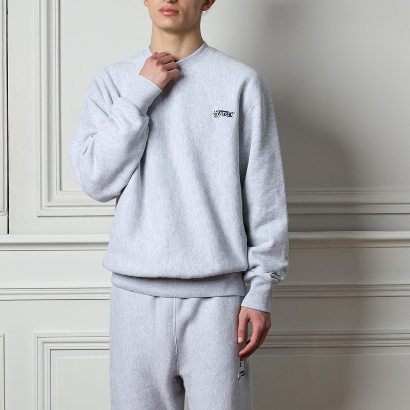 Merci x Champion - Crewneck Merci Patch - Gris