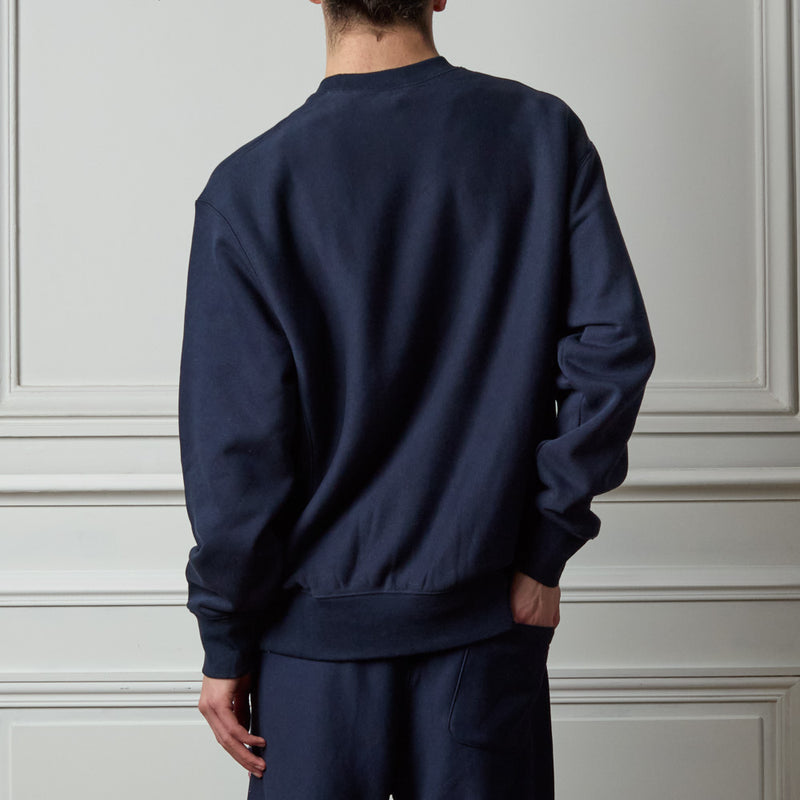 Merci x Champion - Crewneck Merci Patch - Navy