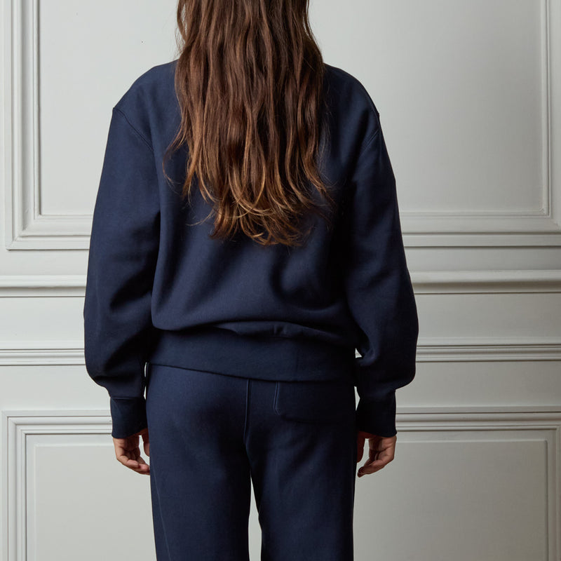 Merci x Champion - Crewneck Merci Patch - Navy