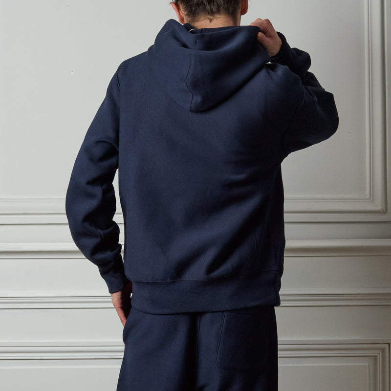 Merci x Champion - Sweat à Capuche Merci Patch - Navy