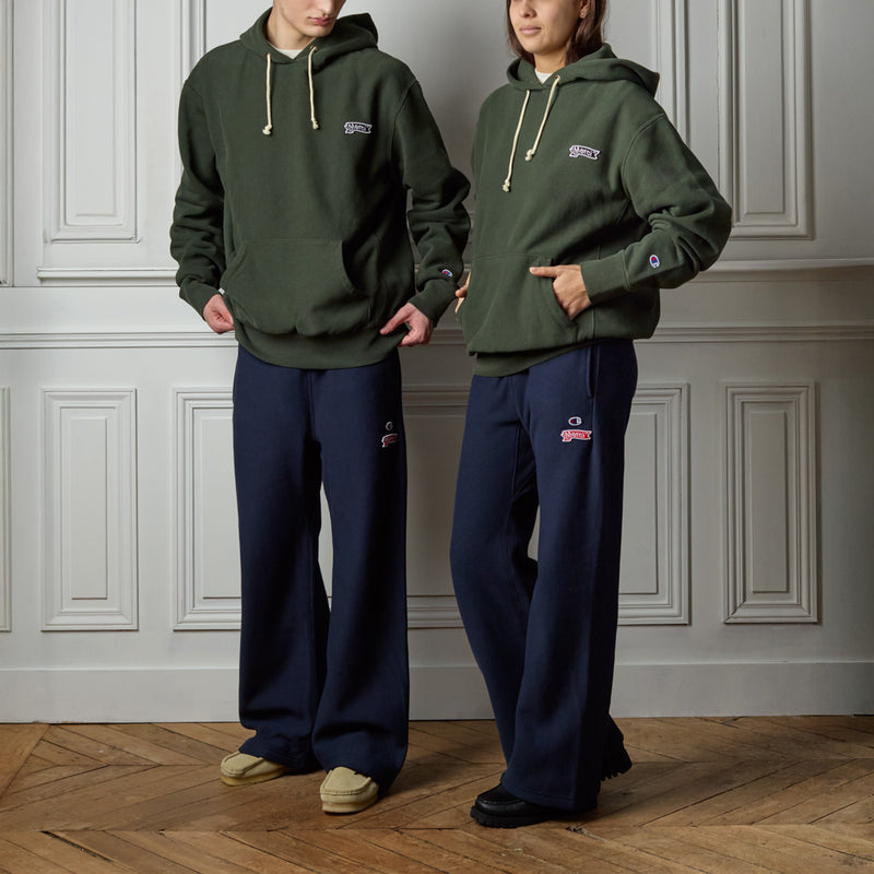 Merci x Champion - Sweat à Capuche Merci Patch- Forest