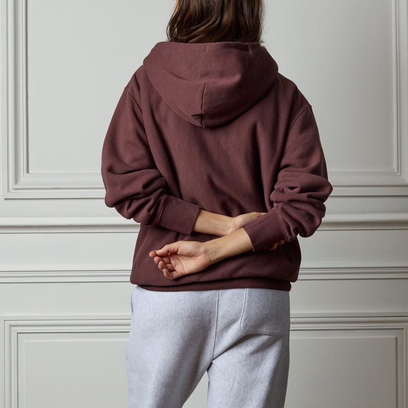 Merci x Champion - Sweat Full Zip Patch - Wine