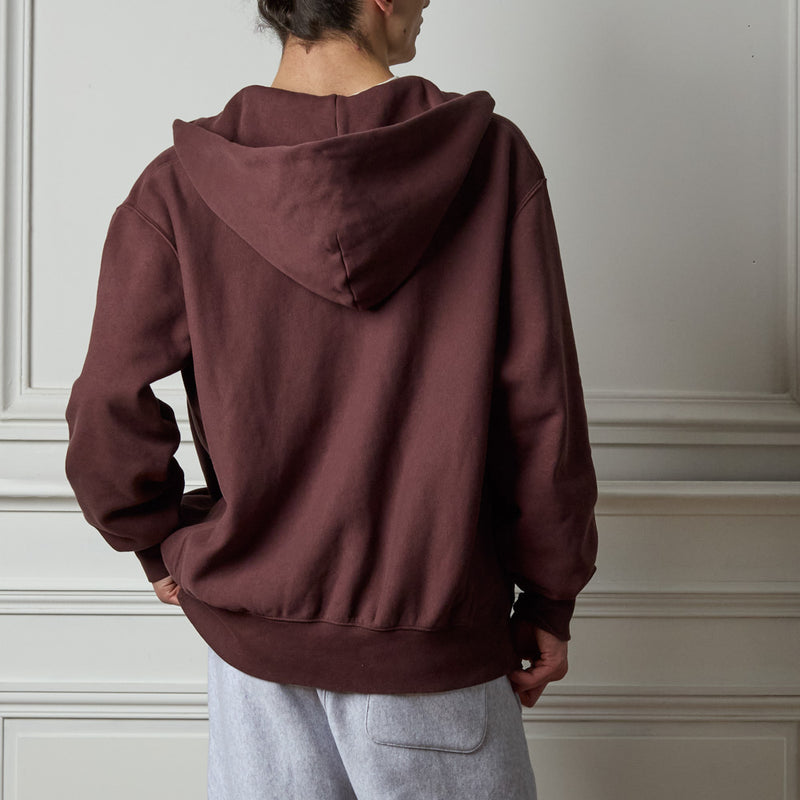 Merci x Champion - Sweat Full Zip Patch - Wine