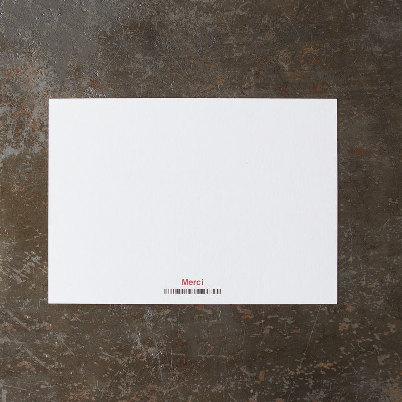 Carte postale Merci - Happy Holidays