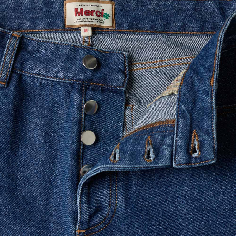 Merci - Jane Straight Jeans - Indigo – Merci Paris