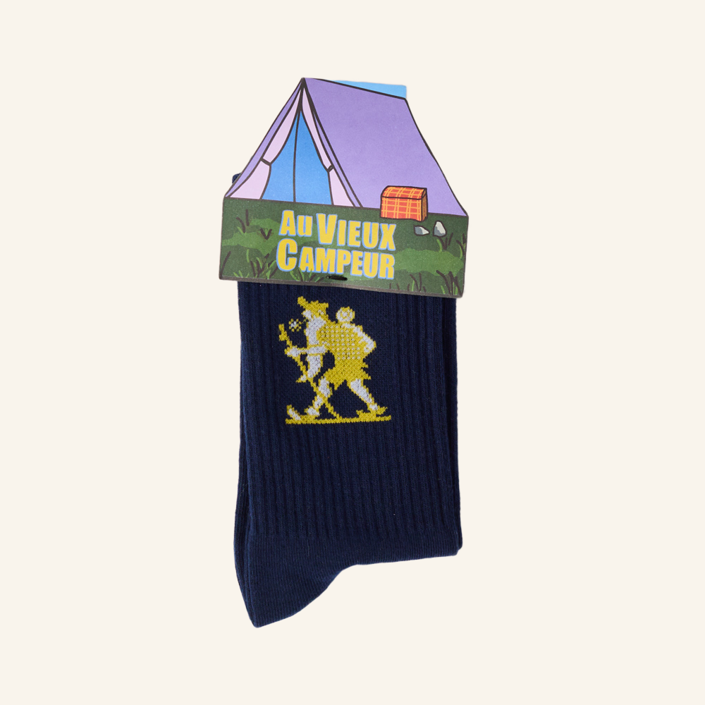 Au Vieux Campeur - Congés Payés - Marcheur Socks - Navy