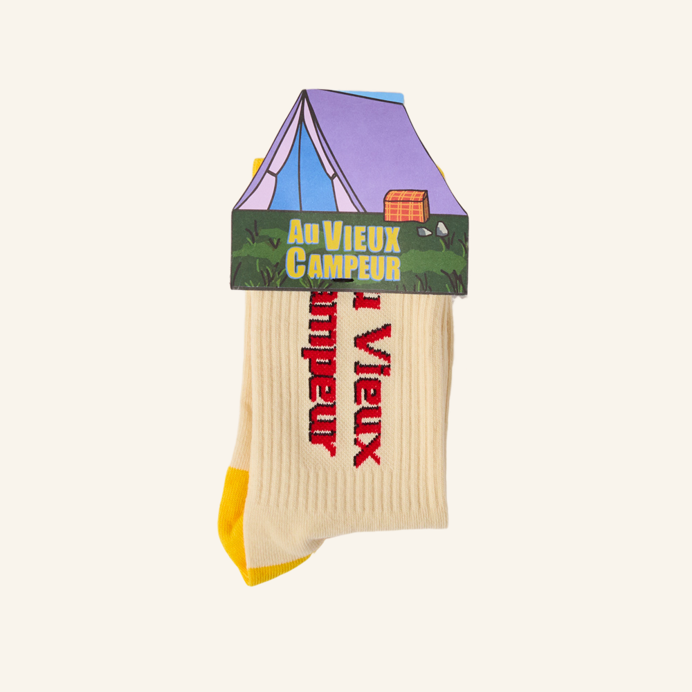 Au Vieux Campeur - Congés Payés - Au Vieux Campeur Socks - Yellow