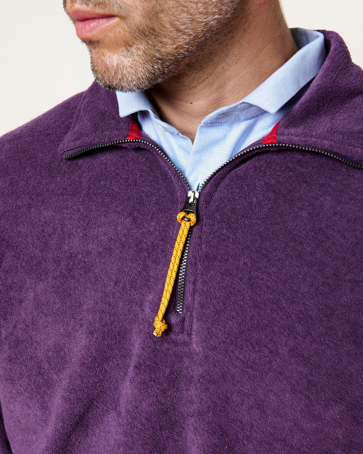 Homecore - Atys Half-Zip Sweatshirt - Grape