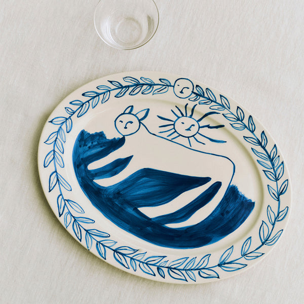 Assiette de service - Charlotte - Hay