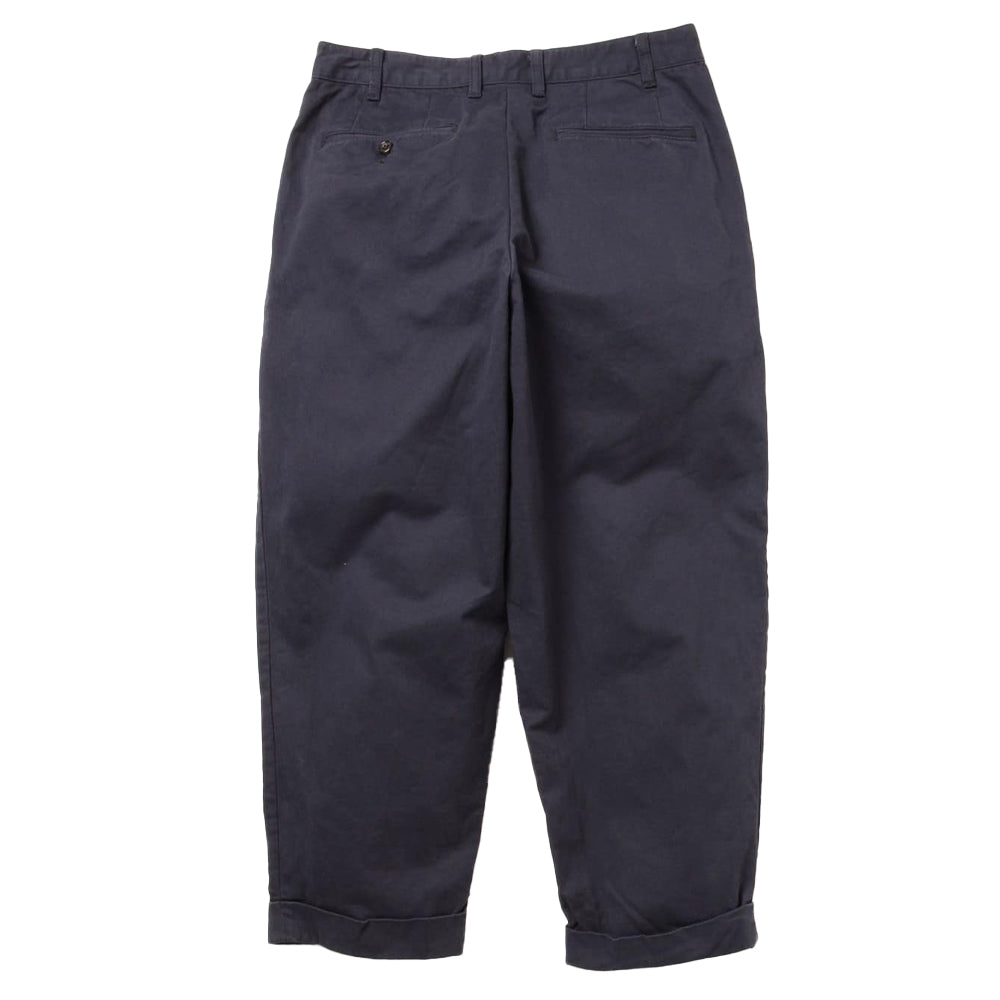 Beams Plus - Pantalon 2 Pleats Twill - Bleu – Merci Paris