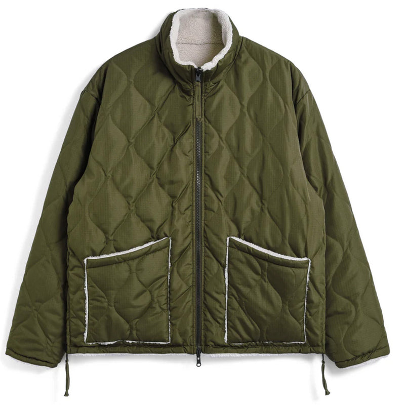 Taion - Veste militaire reversible en duvet - Olive