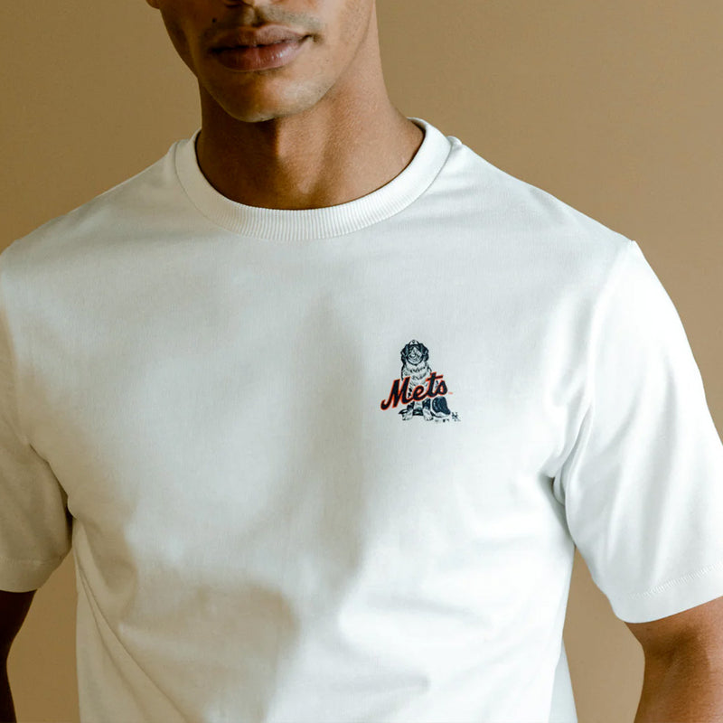 Mercer - T-Shirt 47 Heavy - Blanc & Orange
