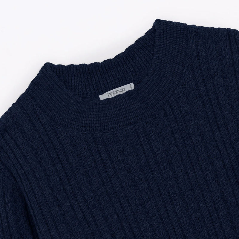 Tricots Jean Marc - Pull Meline Col Rond - Marine