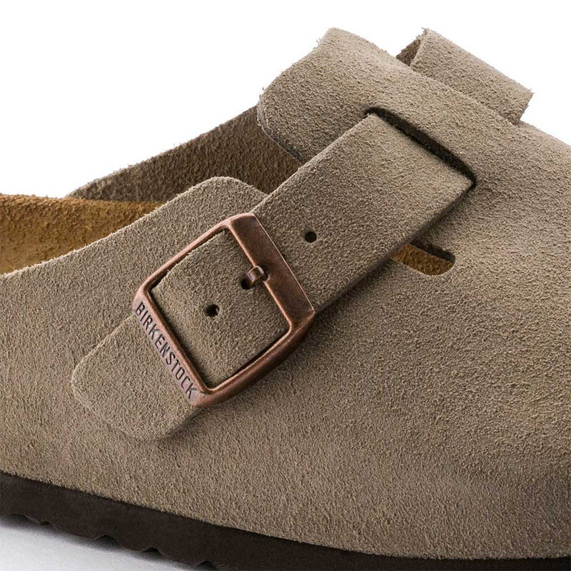 Birkenstock - Sabots Boston - Lit de pied souple - Taupe