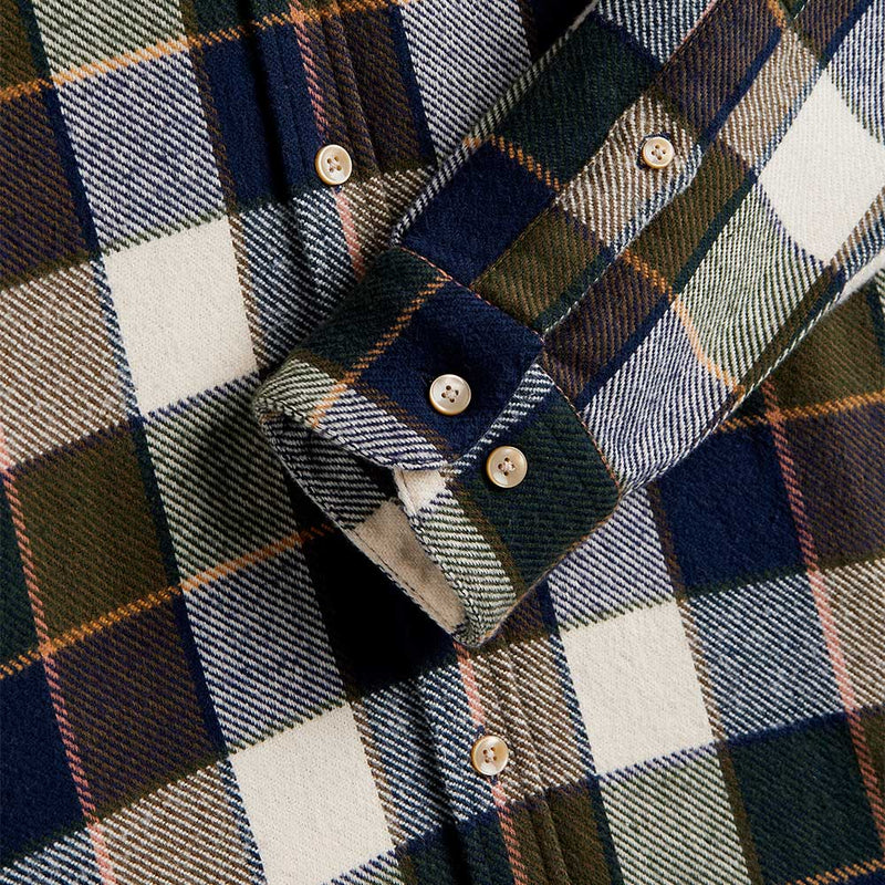 Portuguese Flannel - Chemise Pine - Vert & Bleu