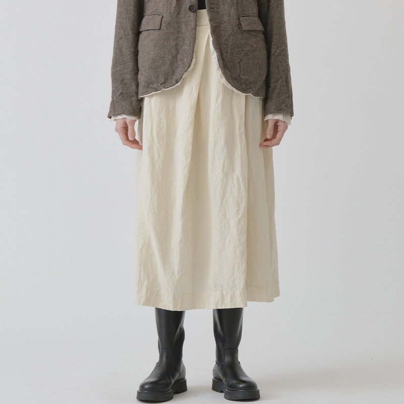 Pas de Calais - Jupe Lin Coton - Naturel