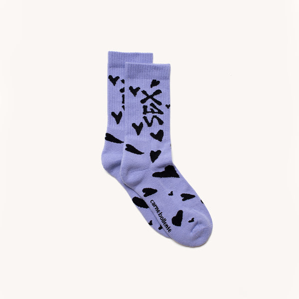 Carne Bollente - Chaussette Sex Love - Lavande
