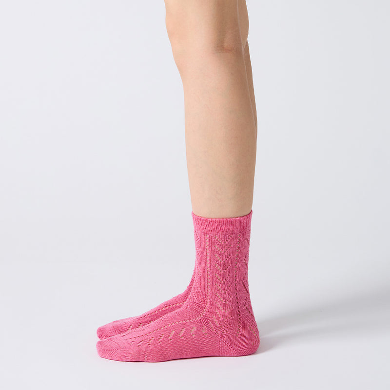 Babaco - Chaussettes Eyelet - Rose