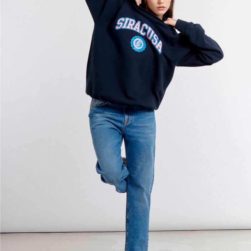 Wild Donkey - Sweat Siracusa Raglan - Marine