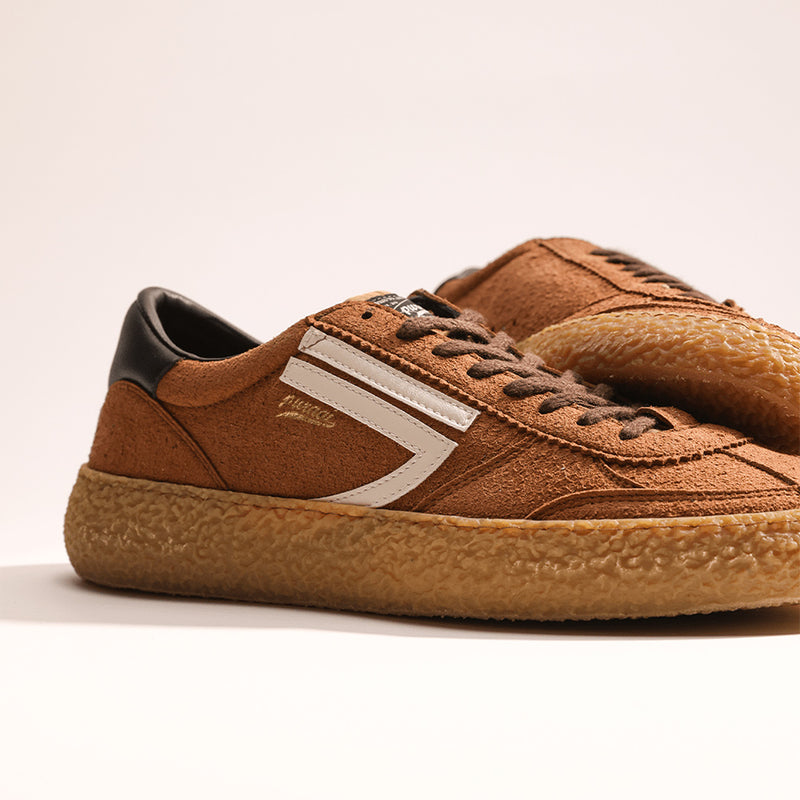 Purrai - Baskets 1.01 Vintage Microsuede - Sigaro