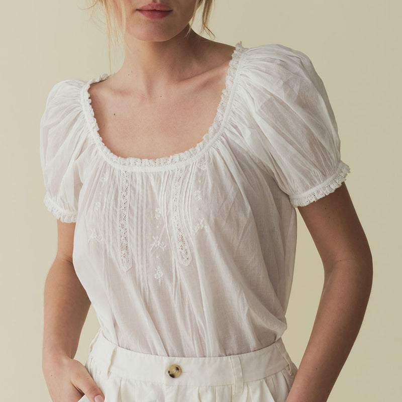 Dôen - Blouse Frederica - Blanc