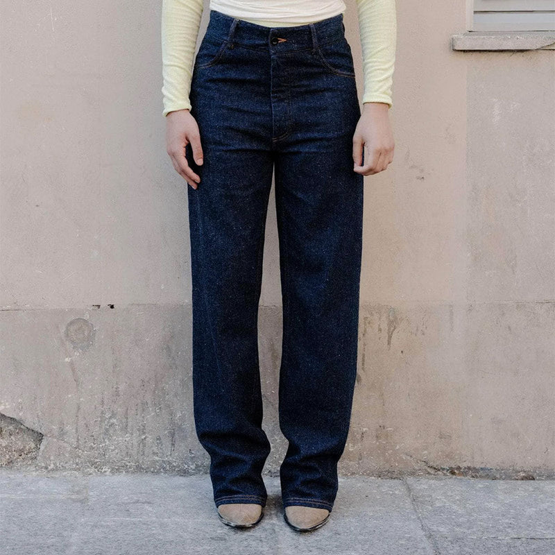 Baserange - Pantalon Tajo - Bleu