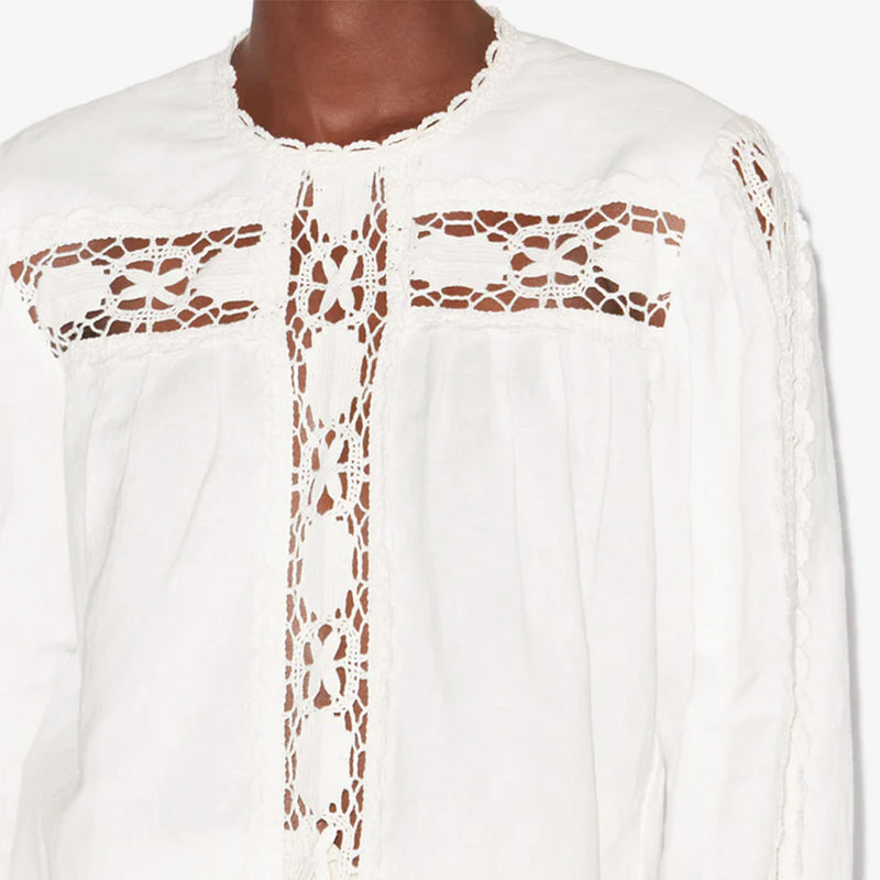 Isabel Marant - Blouse Valmira - Blanc